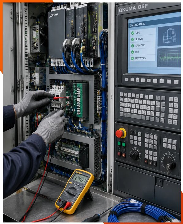 Ремонт систем ЧПУ Okuma OSP в Шадринске